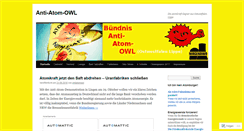 Desktop Screenshot of antiatomowl.wordpress.com