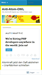 Mobile Screenshot of antiatomowl.wordpress.com