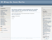 Tablet Screenshot of josebarta.wordpress.com