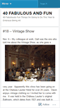 Mobile Screenshot of 40fabfunlist.wordpress.com