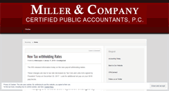 Desktop Screenshot of millercocpas.wordpress.com