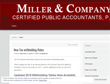 Tablet Screenshot of millercocpas.wordpress.com
