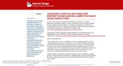 Desktop Screenshot of eternalblogs.wordpress.com