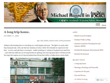 Tablet Screenshot of mrussellindia.wordpress.com