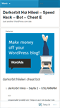 Mobile Screenshot of darkorbithileleri.wordpress.com