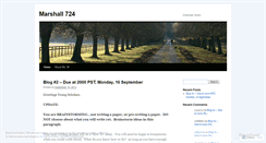Desktop Screenshot of marshall724.wordpress.com