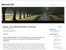 Tablet Screenshot of marshall724.wordpress.com
