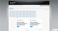 Desktop Screenshot of bestofapk.wordpress.com