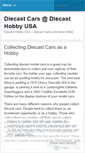 Mobile Screenshot of diecasthobbyusa.wordpress.com