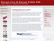 Tablet Screenshot of diecasthobbyusa.wordpress.com