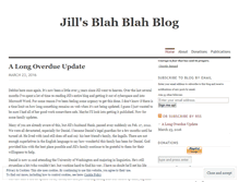 Tablet Screenshot of jillsblahblahblog.wordpress.com