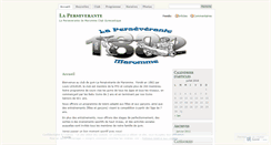 Desktop Screenshot of laperseverante.wordpress.com