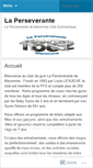 Mobile Screenshot of laperseverante.wordpress.com