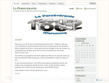 Tablet Screenshot of laperseverante.wordpress.com