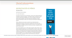 Desktop Screenshot of libertadlatinoamericana.wordpress.com