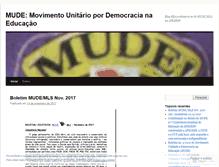 Tablet Screenshot of mudeapeoesp.wordpress.com