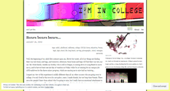 Desktop Screenshot of imincollege.wordpress.com