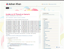 Tablet Screenshot of adnankhan12.wordpress.com