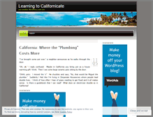 Tablet Screenshot of learningtocalifornicate.wordpress.com