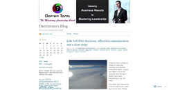 Desktop Screenshot of darrentoms.wordpress.com