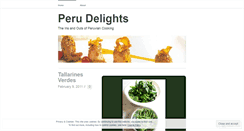 Desktop Screenshot of perudelights.wordpress.com