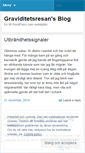 Mobile Screenshot of graviditetsresan.wordpress.com