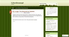 Desktop Screenshot of cyberdreamspt.wordpress.com