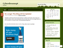 Tablet Screenshot of cyberdreamspt.wordpress.com