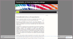 Desktop Screenshot of exposimetro.wordpress.com