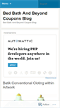 Mobile Screenshot of bedbathbeyondcoupon.wordpress.com