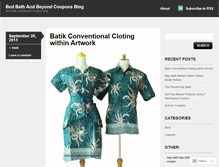 Tablet Screenshot of bedbathbeyondcoupon.wordpress.com