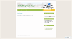 Desktop Screenshot of byteshopstyle.wordpress.com