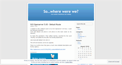 Desktop Screenshot of okidoke.wordpress.com