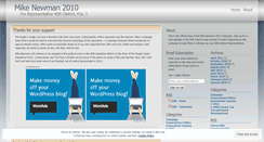 Desktop Screenshot of mikenewman2010.wordpress.com