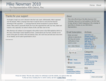 Tablet Screenshot of mikenewman2010.wordpress.com