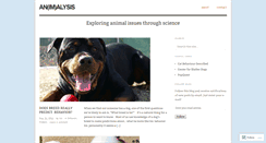 Desktop Screenshot of animalbehaviorscience.wordpress.com