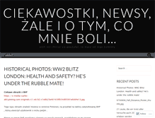Tablet Screenshot of ciekawostkizkraju.wordpress.com