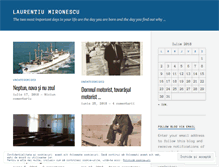Tablet Screenshot of laurentiumironescu.wordpress.com