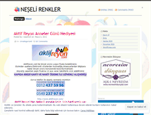 Tablet Screenshot of neselirenkler.wordpress.com