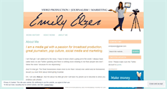 Desktop Screenshot of emilyelzer.wordpress.com