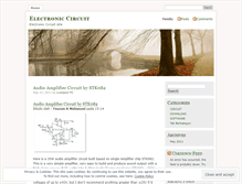 Tablet Screenshot of electronic2circuit.wordpress.com