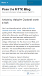 Mobile Screenshot of passthemttc.wordpress.com