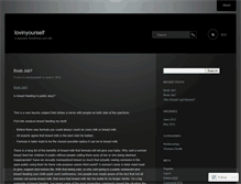 Tablet Screenshot of lovinyourself.wordpress.com