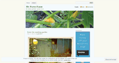 Desktop Screenshot of mypatiofarm.wordpress.com