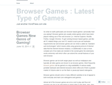 Tablet Screenshot of browsergames6.wordpress.com