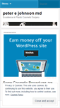 Mobile Screenshot of peterejohnsonmd.wordpress.com