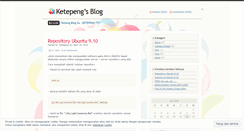 Desktop Screenshot of ketepeng.wordpress.com