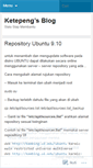 Mobile Screenshot of ketepeng.wordpress.com