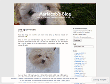 Tablet Screenshot of mariacobs.wordpress.com