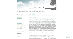 Desktop Screenshot of cornfairies.wordpress.com